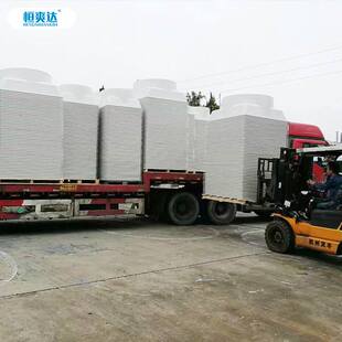 恒爽达U型双百叶玻璃钢负压风机工业排风扇强力静音养殖场抽风机