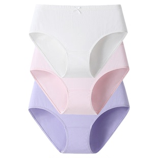 【7A级抗菌】安奈儿童装女童内裤三角裤三件装秋新款JG537477