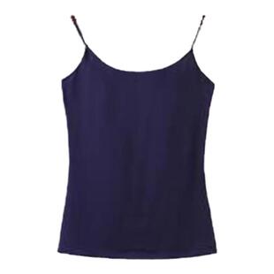 Outlets品牌折扣 卡恩希夏季新款 棉质美背吊带修身版弹力背心女