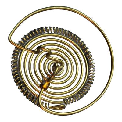罐王•H145•卧虎缀彩•徐一舟 1.5黄铜虎纹簧蝈蝈罐专用等间距簧