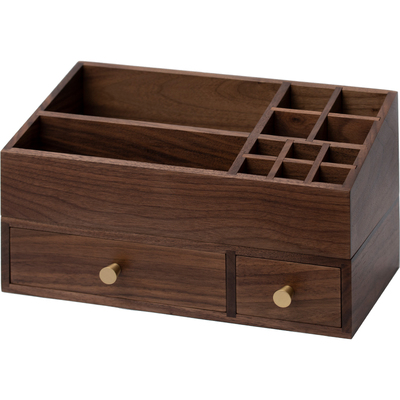 梵瀚木质首饰置物架化妆品收纳盒