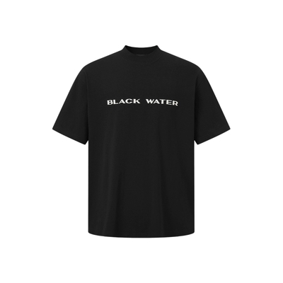 CHINISM赤尘刺绣小高领T恤男