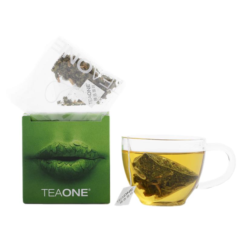 TEAONE治愈茶系佛手薄荷乌龙茶包花茶原叶袋泡茶亲亲茶清新