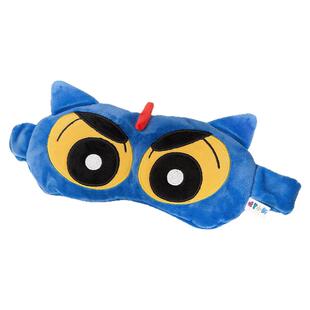 歪瓜出品 蜡笔小新柔软毛绒眼罩 可爱卡通小白遮光午休睡眠眼罩