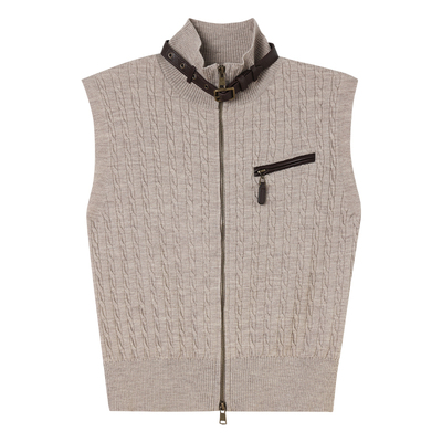 100%羊毛坎肩马甲女秋外穿时髦