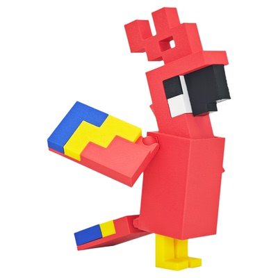 mc我的世界游戏周边模型鹦鹉摆件