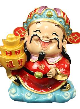 五宝家居客厅电视柜店铺财神爷