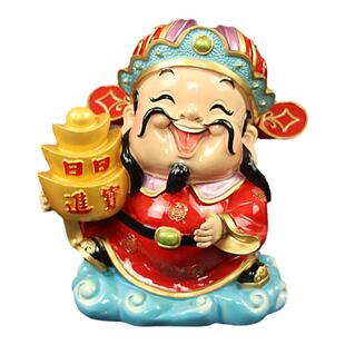 招财风水小财神爷存储钱罐摆件家居客厅电视柜装饰品店铺开业礼品