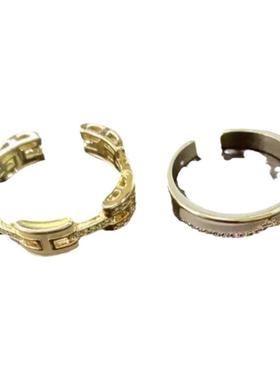 轻奢名媛戒指贝壳字母指环