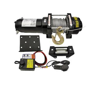电动绞盘车载吊机汽车12v24V水平拉电动葫芦越野车自救拖车绞盘机