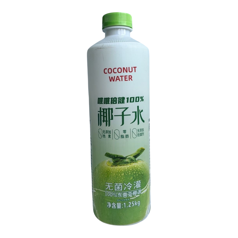 新日期100%椰子水天然电解质水