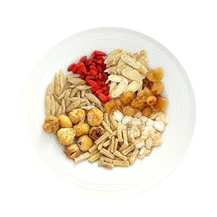 山茶与烁元气七宝茶补气血虚熬夜内调养茶真材实料优质道地食材