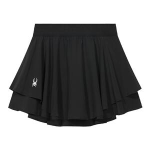 蜘蛛春夏女子运动双层打底半身裙
