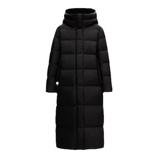 雪中飞鹅绒羽绒服女冬季新款过膝中长款冬装防寒外套200克+高充绒