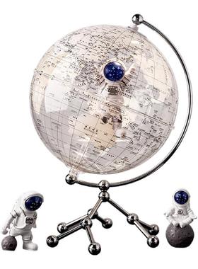 透明地球仪摆件轻奢家居装饰品