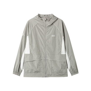 INXX潮牌无性别运动风外套男撞色拼接宽松休闲连帽夹克上衣女