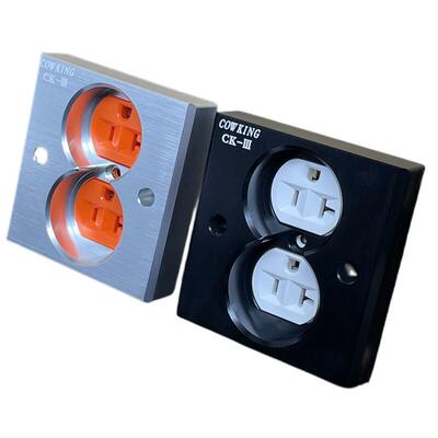 COWKING美标墙插插座铝合金面板