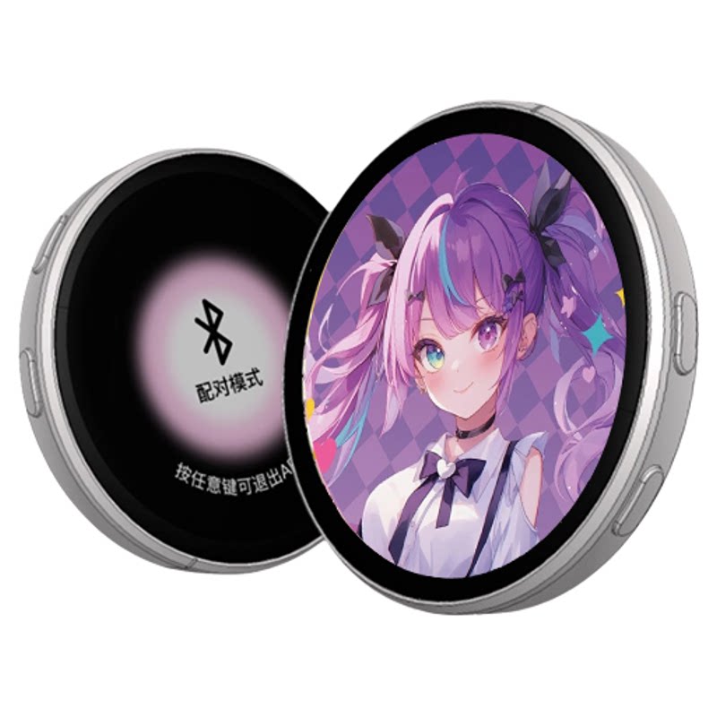 有声电子吧唧 可更换动漫徽章 触屏动态谷子 二次元画DIY周边挂件