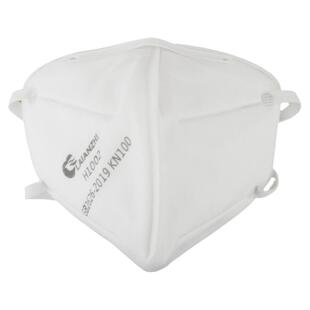 来安之口罩男潮款白色女夏季防尘防工业粉尘打磨柳叶型KN100口罩