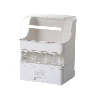 调料多功能收纳盒带盖味精置物架