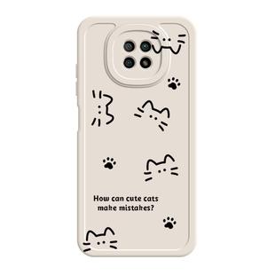 适用小米红米note9手机壳4G版redminote9pro新款硅胶套全包防摔redmi女not九4g5g软线条猫咪钢化膜M2010J19SC