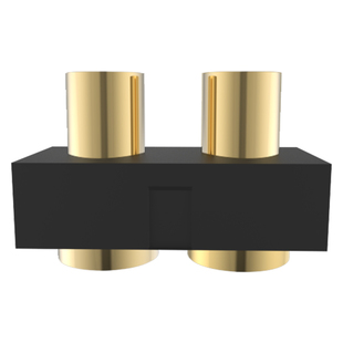 鑫扬泽pogopin铜柱母座连接器2pin间距2.50mm弹簧针充电触点车件