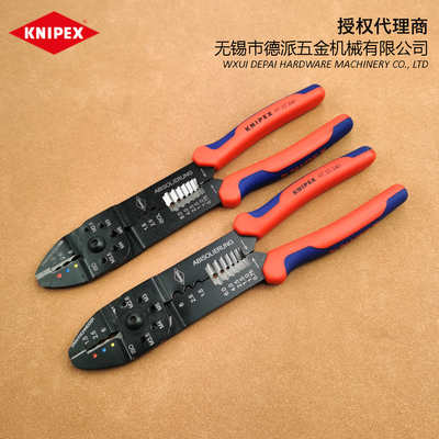Простые обжимные клещи KNIPEX, импортированные из Германии 9732240 9722240