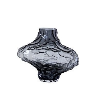 丹麦峡谷玻璃花瓶创意ins风客厅插花摆件高级感居家装饰山谷花器