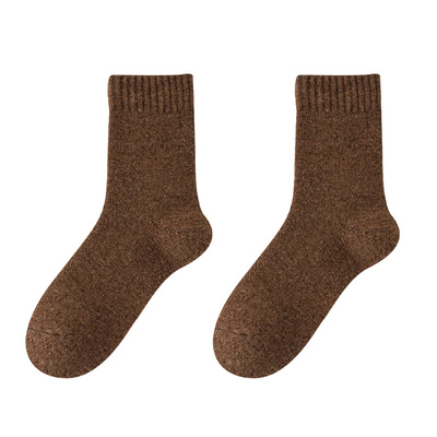 OYEM加绒秋冬季特厚保暖羊毛袜