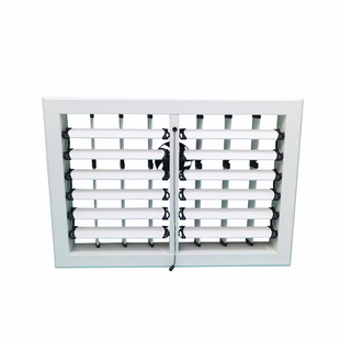 工业冷风机百叶窗ABS塑钢风动风口手动水冷空调出风口可定做尺寸