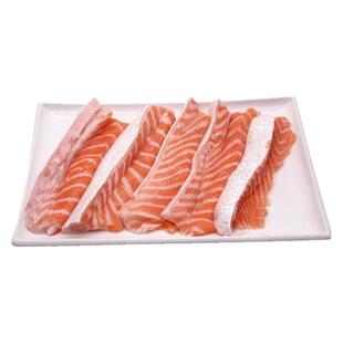 去骨三文鱼鱼腩条正宗挪威进口非冰鲜鲜切无刺无骨三文鱼边角料
