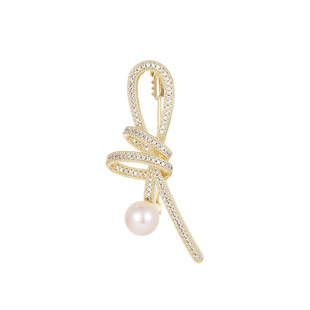 【紫罗兰正版】丽金结胸针轻奢优雅百搭别针2025生日礼物