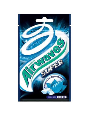 airwaves爽劲浪口香糖无糖薄荷糖