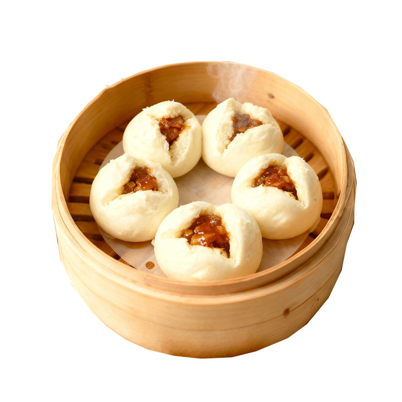 吕禄广式蜜汁叉烧包早餐加热即食