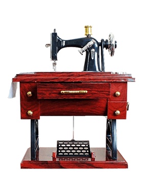 旋转留声机帆船船八音盒桌面摆件