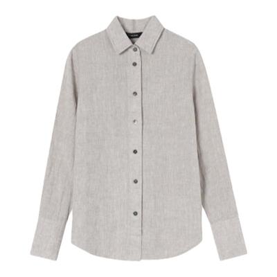 THESOONG长袖单排扣衬衫