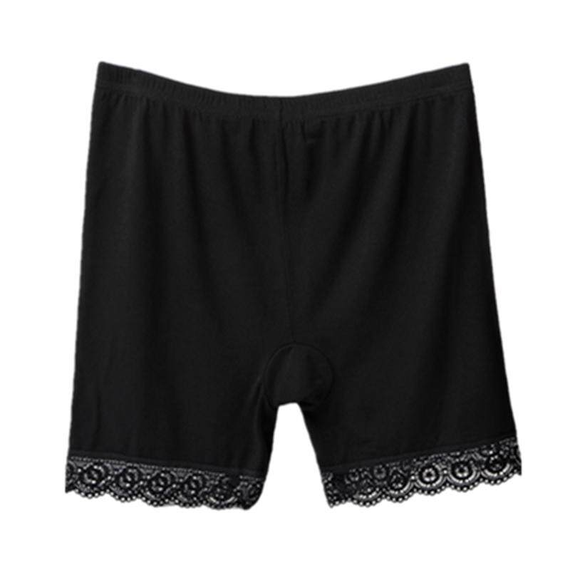 安全裤防走光女夏可外穿胖mm莫代尔蕾丝三五分打底裤薄款大码短裤