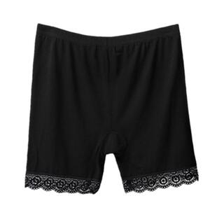 安全裤防走光女夏可外穿胖mm莫代尔蕾丝三五分打底裤薄款大码短裤