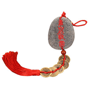 泰山石敢当镇宅化路冲室外内小摆件天然原石雕挂件家用客厅靠山石