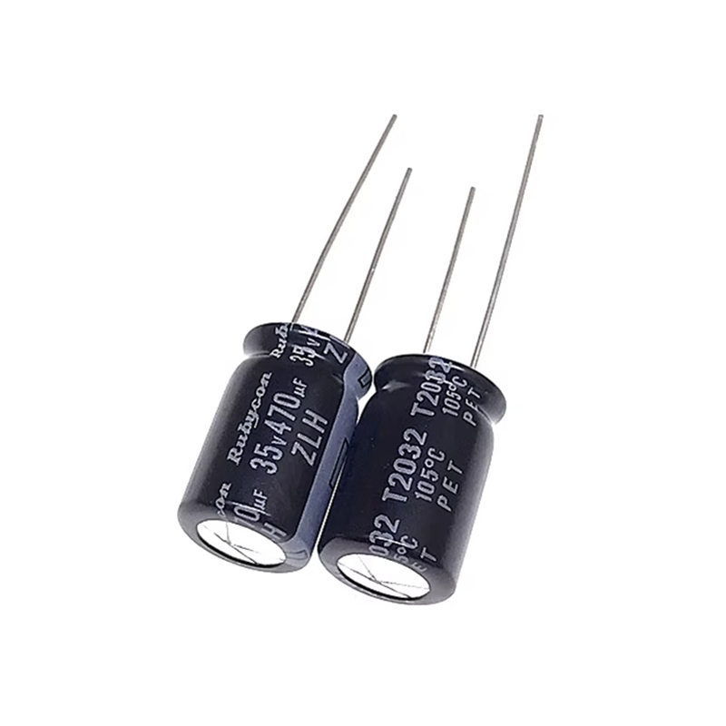 进口电解电容35v470uf 日本红宝石10*16 ZLH 高频低阻长寿命 包邮