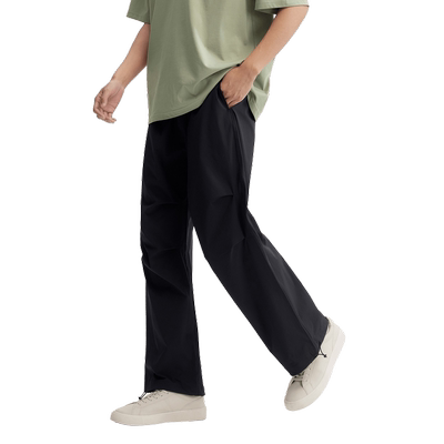 森马宽松直筒松紧腰弹力休闲裤男