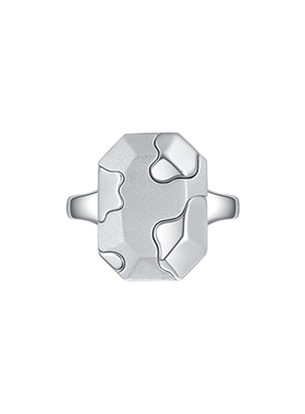 tripletipsy奶牛纹理开口戒指