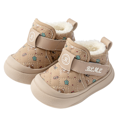 Ginofu冬季男女宝雪地靴小童棉鞋