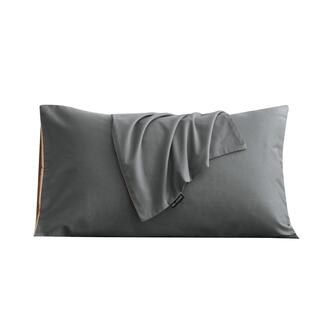 无印良品2026新款水洗棉纯棉枕套枕头套春夏一对装枕芯套48x74cm