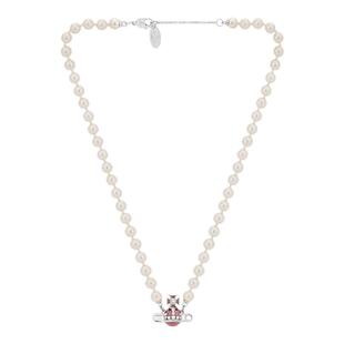 Vivienne Westwood/西太后 女士粉色星球珍珠项链银泰百货 300217
