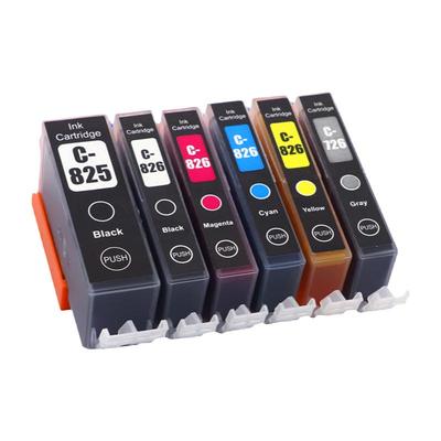 MAG适用佳能825 826墨盒iP4980 iX6580 MG6280 MX898打印机油墨盒iP4880 MG5180 5280 5380 MX888墨盒MG6180