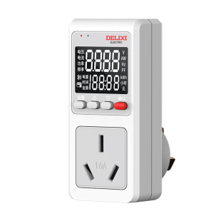 德力西空调电量计量插座功率用电量监测功耗测试仪电费计度器电表