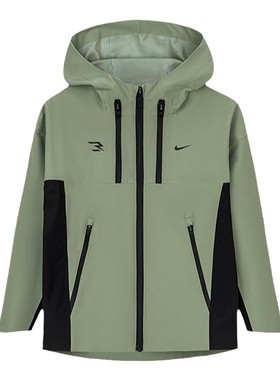 Nike 3brand儿童装男童羽绒服夹克2件套冬季防风防雨外套保暖套装