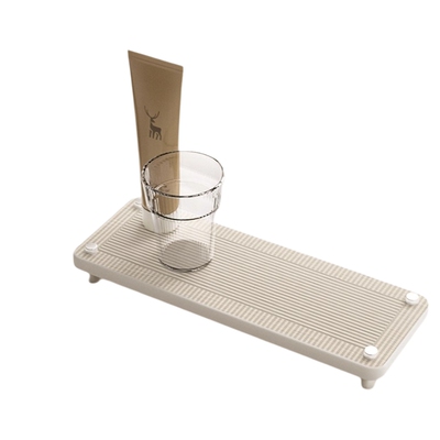 侘寂风硅藻泥吸水防潮置物架