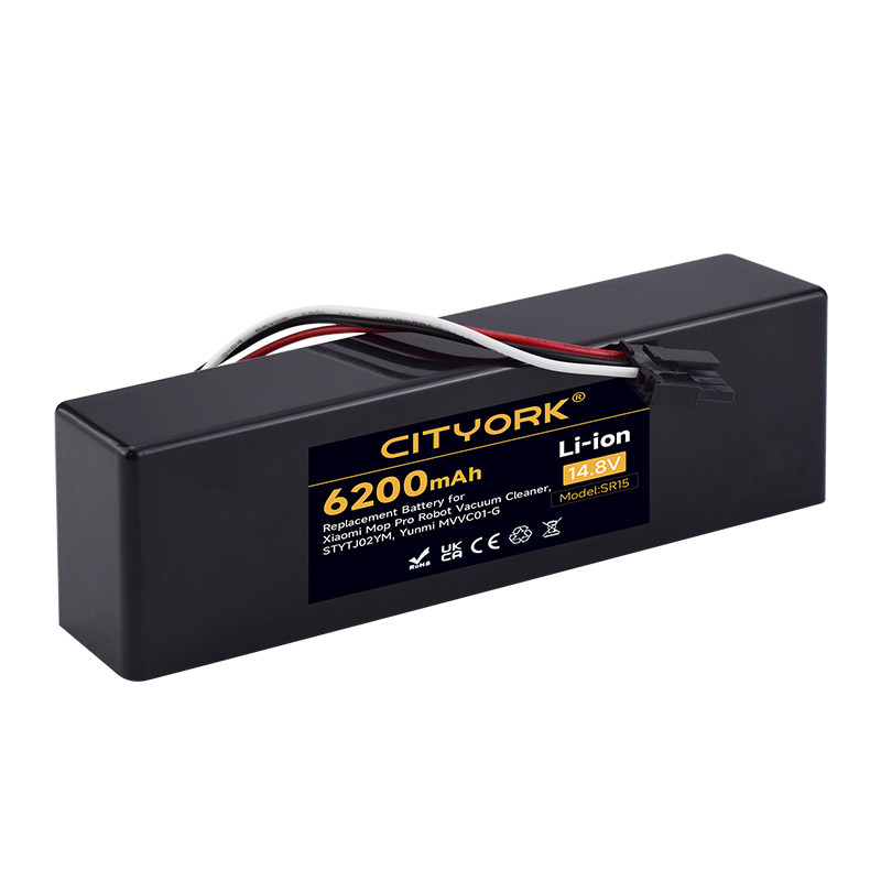 适用小米Mop Pro扫地机电池米家SYTJO2YM云米MVVOC1-G锂电池配件